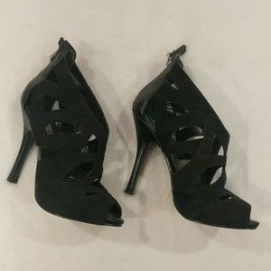 Black Velvet heels